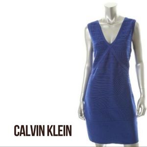 Calvin Klein Atlantis Blue Dress, S
